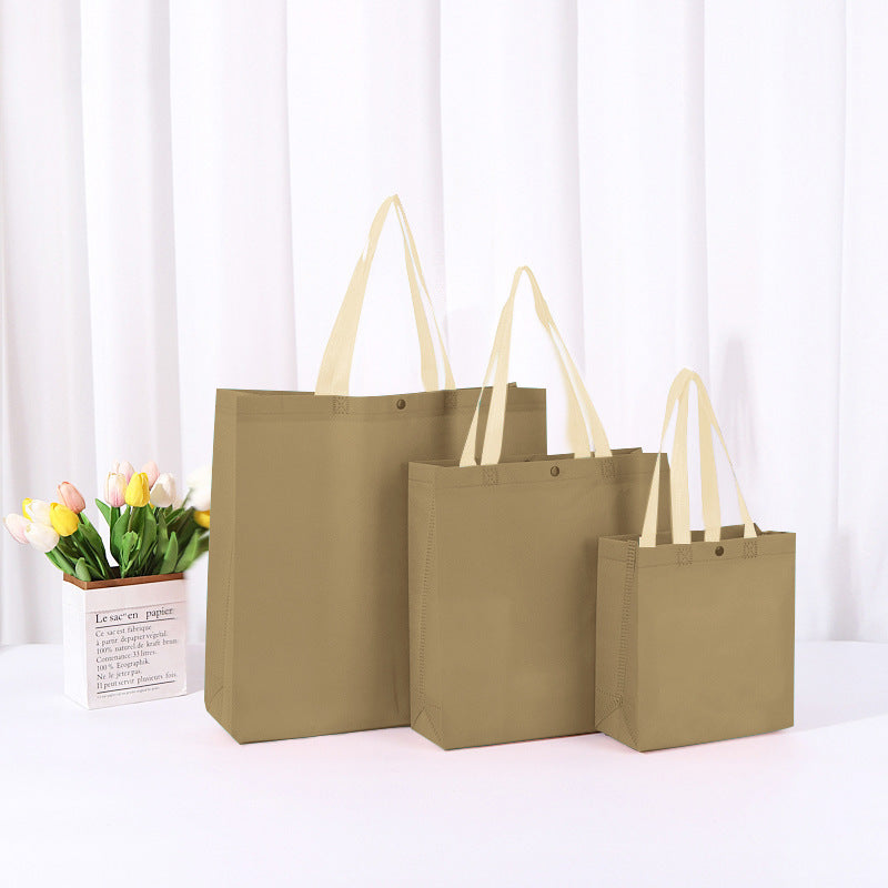 Bolsa de compras reutilizable, ecológica, no tejida, reciclada, con logotipo personalizado para regalos.
