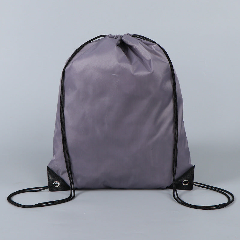 Bolsas con cordón de poliéster y nailon promocionales al por mayor, tienda y mochilas personalizadas con su logotipo