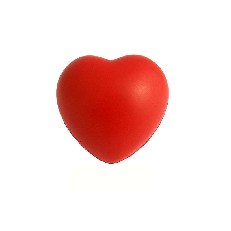 Pelota antiestrés de espuma de poliuretano personalizada con forma de corazón, pelota antiestrés suave para apretar, juguete para ejercicio y rehabilitación de manos