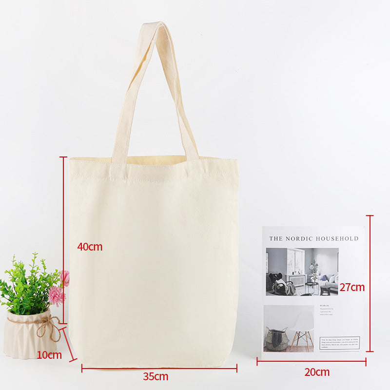 Bolsa de lona de algodón con impresión personalizada, bolsa reutilizable resistente para compras y promoción, bolsa de transporte con logotipo personalizado para publicidad.