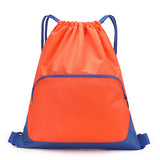 Durable Polyester Drawstring Bag Custom Logo  Gym Lightweight Sports Backpack Outdoor Fitness Training Daypack Large Storage Travel Pouch