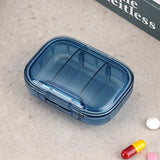 Portable Mini Pill Box with Custom Logo – 3-Grid Travel Pill Organizer for Daily Medication Storage