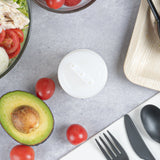 Botella de plástico transparente multiusos Sauce Tek de 12 oz (con punta de triple dispersión) - Caja de 6 unidades