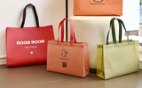 Custom Promotional Tote Bags Bulk Colorful Non-Woven Shopping Bags with Logo Printing