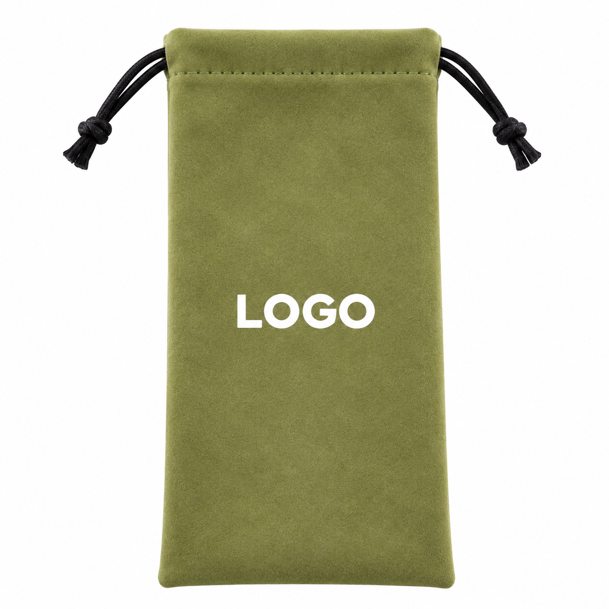 Custom Logo Velvet Drawstring Pouch for Sunglasses & Eyeglasses