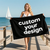 Factory Custom Material Craftsmanship Pattern Colorful Sublimation Oversized Sand Free Microfiber Beach Towels