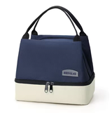 Bolsa térmica multifuncional de doble capa con aislamiento térmico, impermeable y resistente a las manchas, Oxford, con logotipo personalizado, venta al por mayor