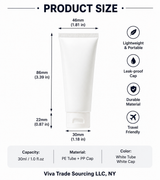 Custom 40g PE Plastic Cosmetic Tube | Empty Hand Cream Soft Squeeze Tube Packaging