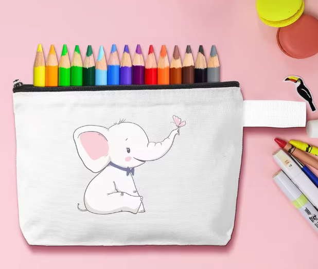 Bolsas de lona de viaje básicas personalizadas con cremallera y logotipo impreso