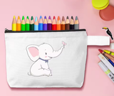 Bolsas de lona de viaje básicas personalizadas con cremallera y logotipo impreso
