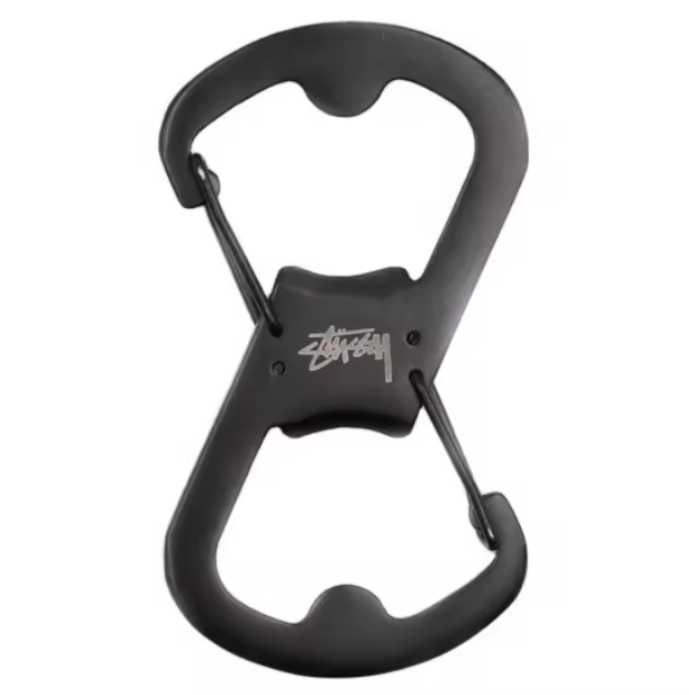 Custom Stainless Steel Beer Bottle Opener Keychain Outdoor Metal S Carabiner Bottle  Opener for Men Holiday Gifts