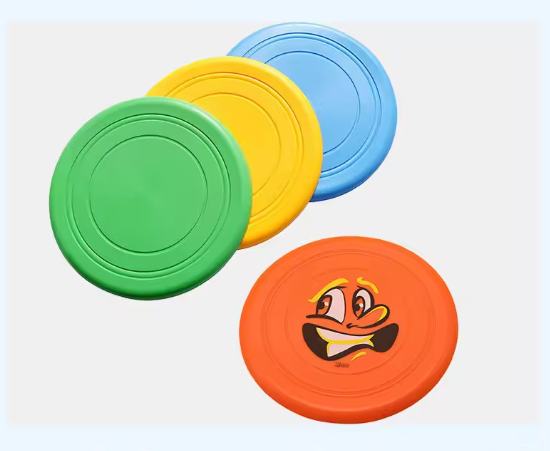 Custom TPR Flying Disc Circular Flying Disc Custom Logo Blank Rubber Pet Golf Dog Flying Saucer Flying Disc