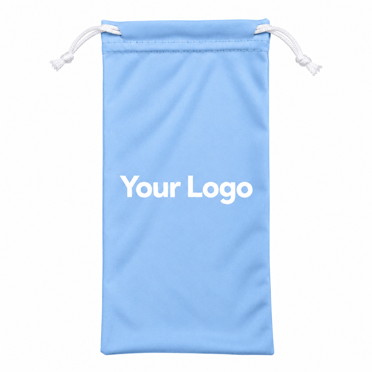Custom Microfiber Drawstring Sunglasses Pouch – Soft Eyeglass Storage Bag, Protective Glasses Case