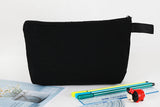 Bolsas de lona de viaje básicas personalizadas con cremallera y logotipo impreso