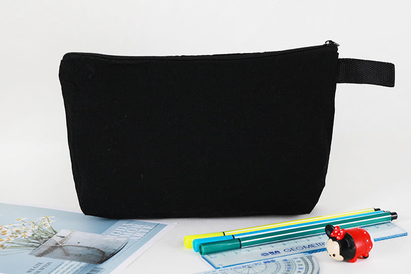 Bolsas de lona de viaje básicas personalizadas con cremallera y logotipo impreso