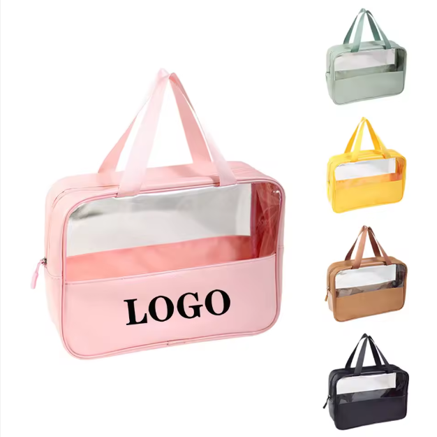 Organizador de bolsas de cosméticos de viaje de moda promocional personalizado con impresión de logotipo