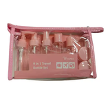 Custom Small Refillable Liquid Containers Spray Bottles for Toiletries Cosmetic Clear Empty Fine Mist Plastic Mini Travel Bottle