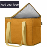Bolsa nevera isotérmica grande con logotipo personalizado – Plegable para pícnic, almuerzo y entrega de alimentos