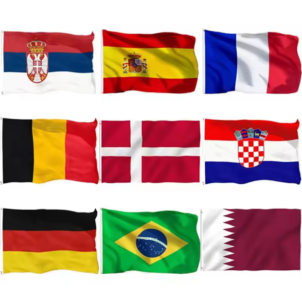 Banderas con logotipo personalizado Tela de poliéster Banderas y pancartas personalizadas Bandera personalizada con logotipo
