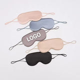 Silk Custom logo Eye Mask Colorful with Comfortable Elastic Lash Sleeping Eye Mask for Extension