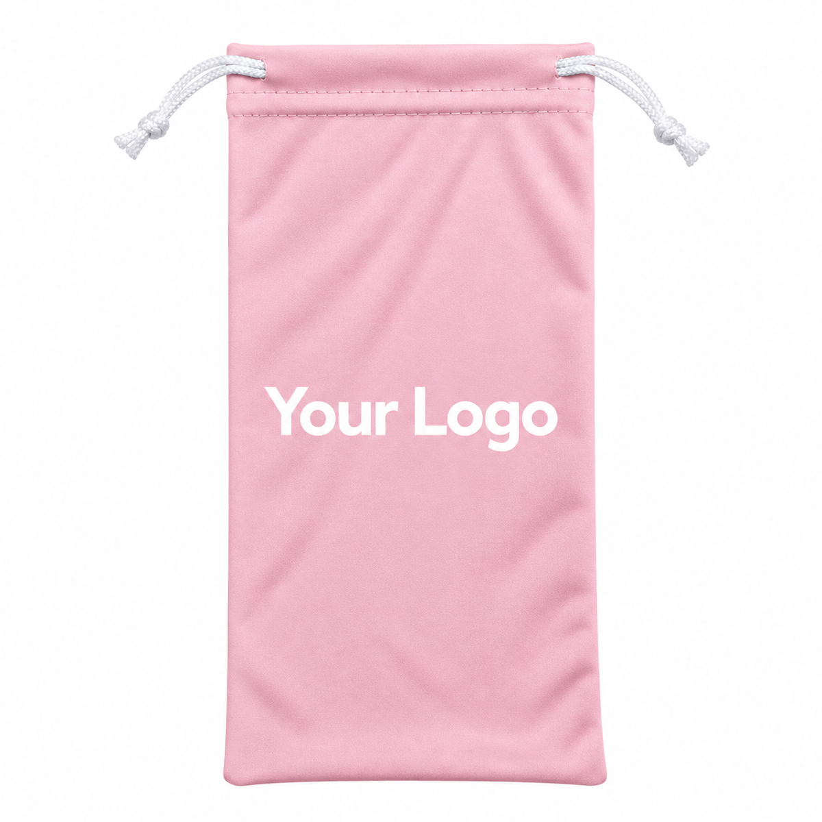 Custom Microfiber Drawstring Sunglasses Pouch – Soft Eyeglass Storage Bag, Protective Glasses Case