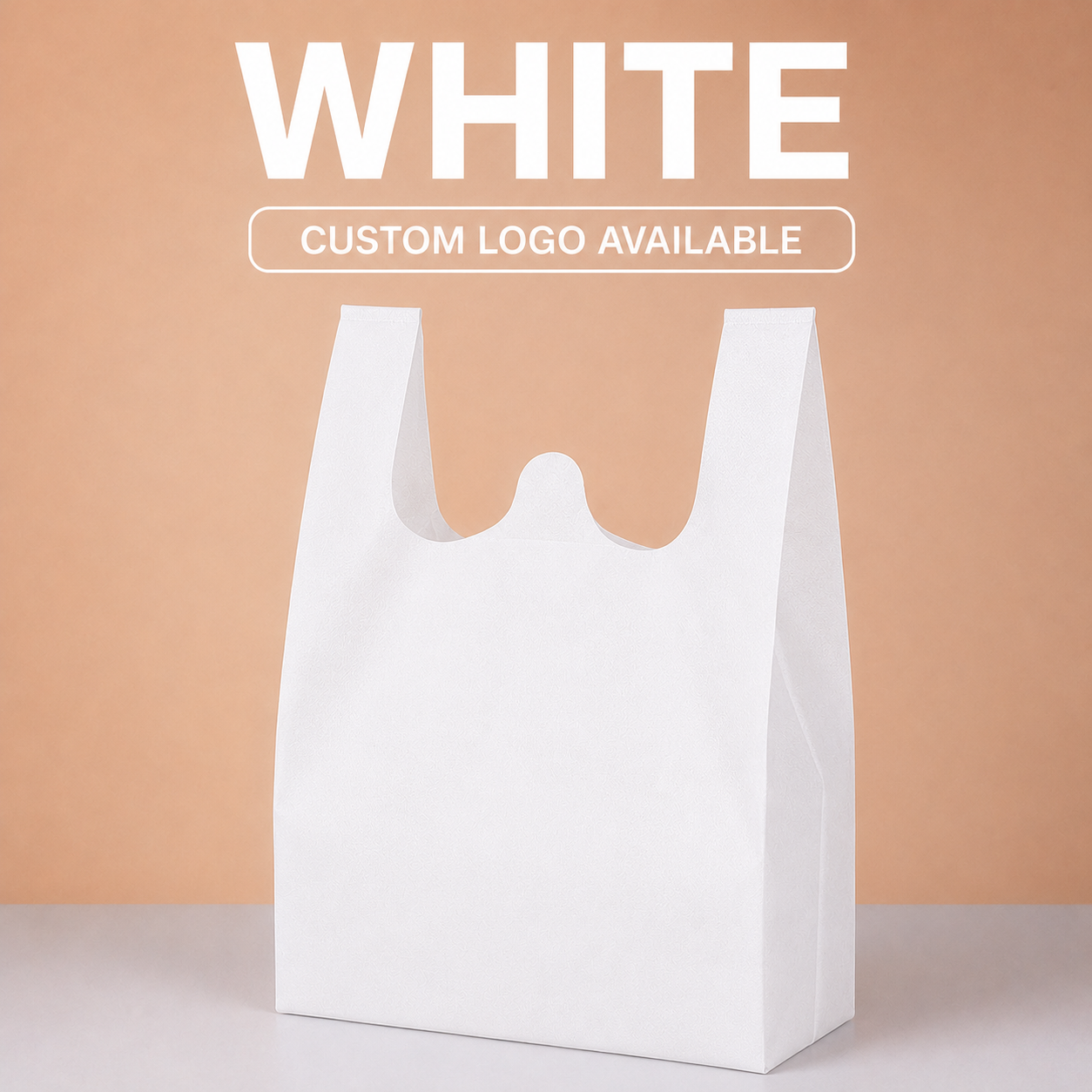 Custom Non-Wovent Bags with Logo – Reusable Shopping Bags for Grocery & Produce Stores