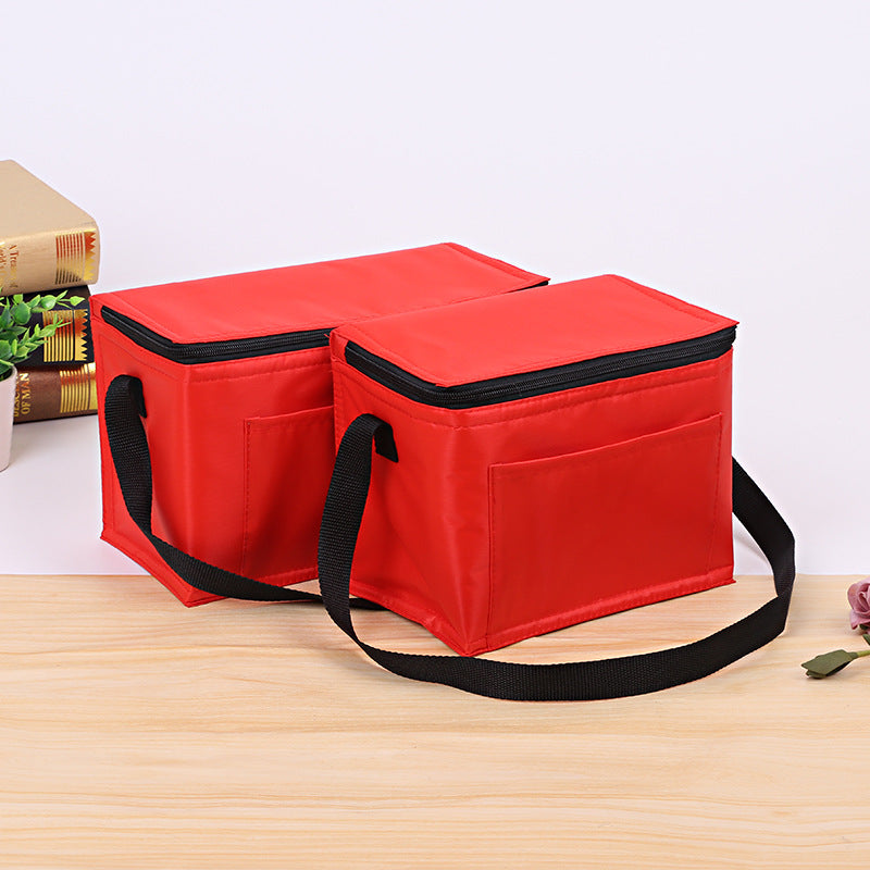 Bolsas de Almuerzo Aislantes Gruesas No Tejidas Personalizadas – Bolsas Reutilizables Portátiles para Entrega de Alimentos y Comida para Llevar