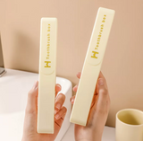 Funda para cepillo de dientes al por mayor de fábrica, estuche de viaje portátil, logotipo personalizado, estuche de plástico para el cuidado personal.