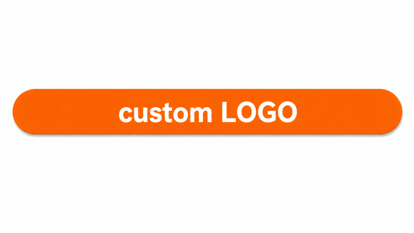 Pulsera de silicona reflectante con diseño de logotipo personalizado al por mayor, ideal para eventos y regalos infantiles.