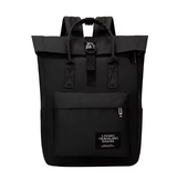 Mochila deportiva moderna profesional de lujo con logotipo personalizado, antirrobo, elegante, impermeable, con cierre de cremallera, de poliéster y letras.