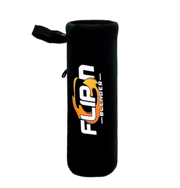 Funda de neopreno para taza con logotipo personalizado, diseño nuevo, venta al por mayor de fábrica, funda para vaso personalizada con patrón y correa.