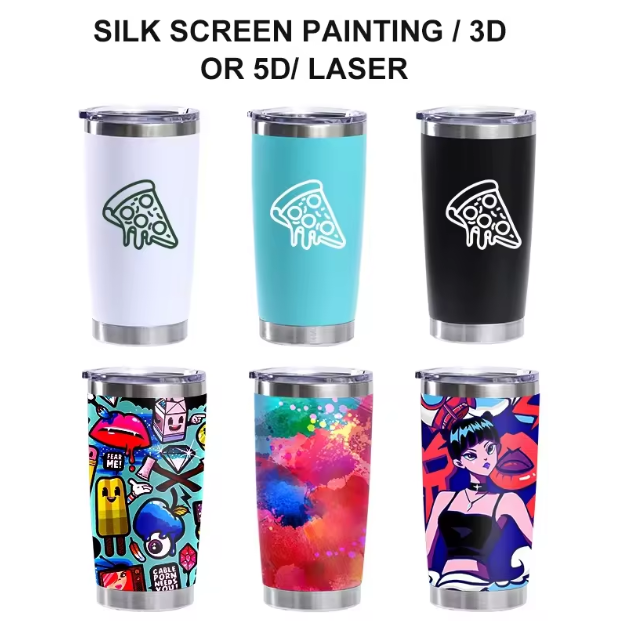 Custom 16oz Keep Cold Stainless Steel  Vacuum Coffee Tumbler Powder Coated Double Wall Insulated Vacuum Coffee Tumbler 16oz Coffee Travel Mug