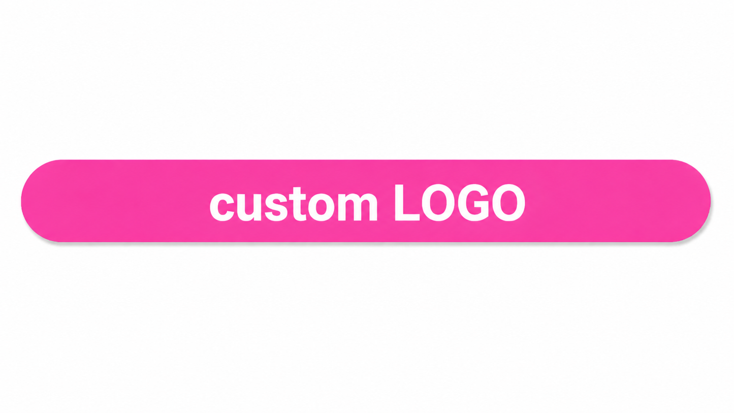 Pulsera de silicona reflectante con diseño de logotipo personalizado al por mayor, ideal para eventos y regalos infantiles.