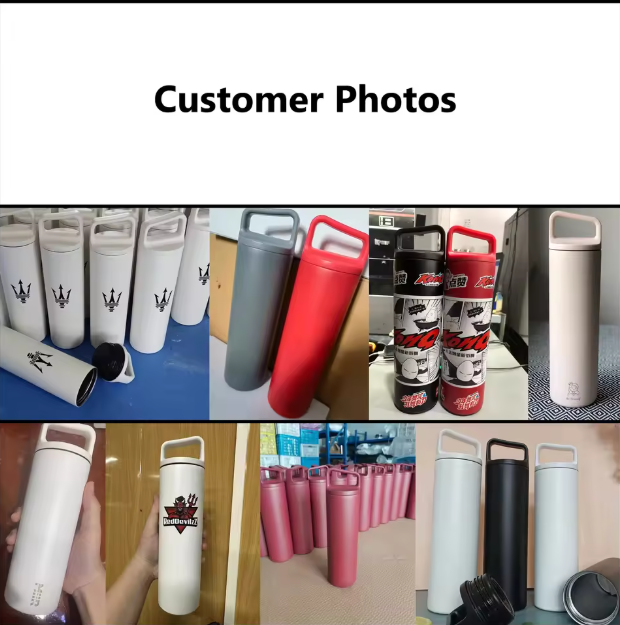Customized Logo 20oz Insulated Vacuum Double Wall Sport Wide Mouth Stainless Steel Water Bottles