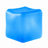 Mini juguete antiestrés con logotipo personalizado para niños, para aliviar la ansiedad y el estrés, con forma de cubo de hielo blando, bolas sensoriales calmantes personalizadas. 