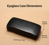 Custom Logo Eyeglass Case – Hard Shell Protective Glasses Case with Soft Interior