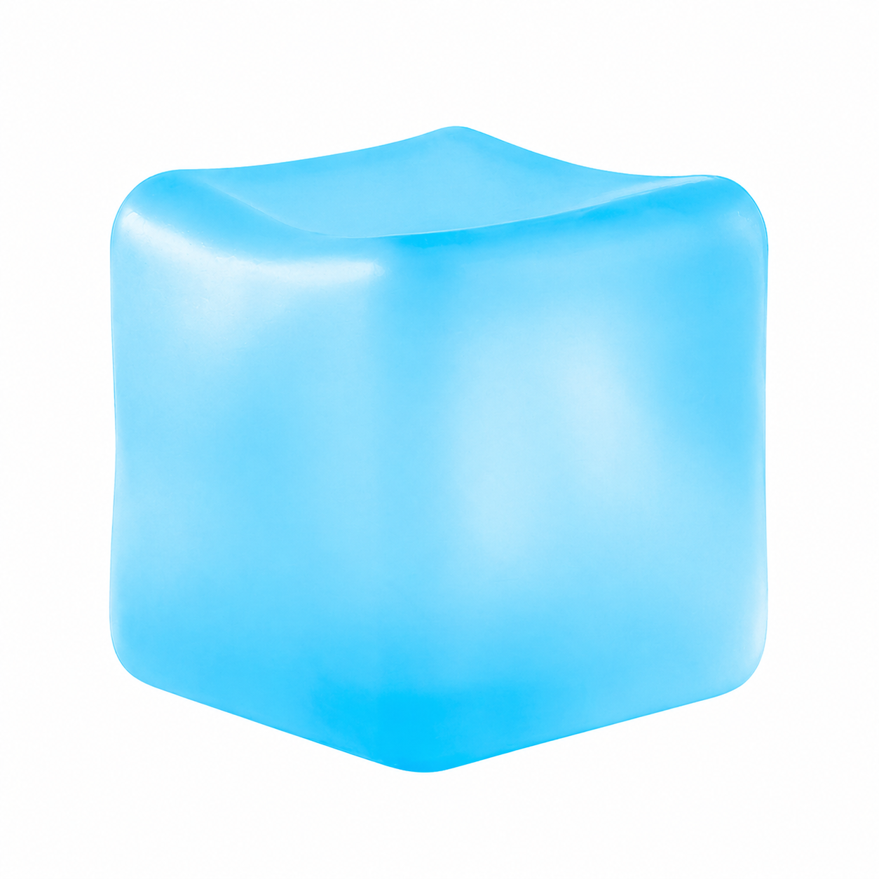 Mini juguete antiestrés con logotipo personalizado para niños, para aliviar la ansiedad y el estrés, con forma de cubo de hielo blando, bolas sensoriales calmantes personalizadas. 