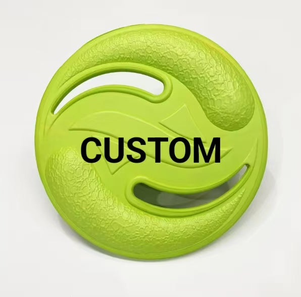 Custom Eva Material Kids Outdoor Sports Hand Throwing Toy Parent-Child Interaction Toy Hollow Out Design Folded Soft Flying Disc