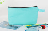 Bolsas de lona de viaje básicas personalizadas con cremallera y logotipo impreso