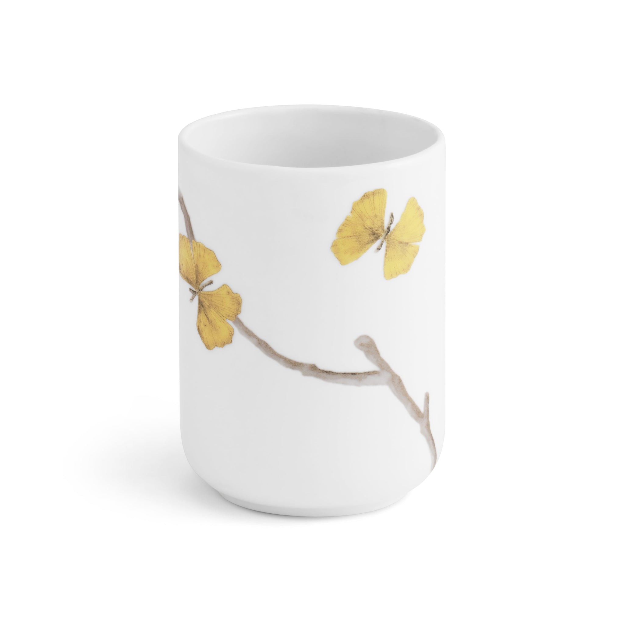 Portacepillos de dientes Butterfly Ginkgo Bath Collection - Porcelana