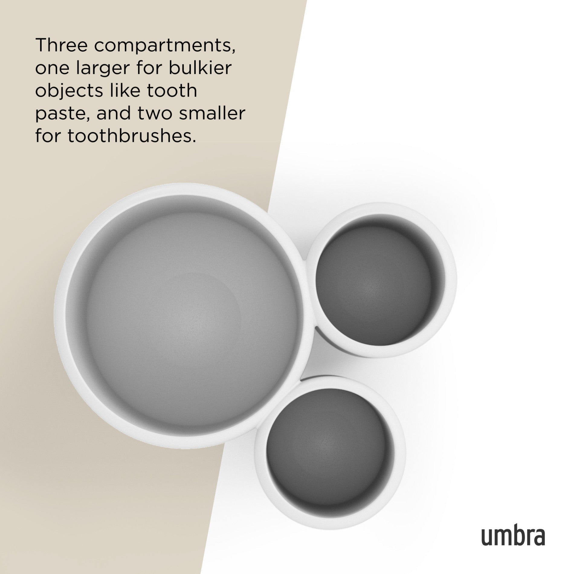 Organizador táctil / Portacepillos de dientes