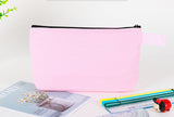 Bolsas de lona de viaje básicas personalizadas con cremallera y logotipo impreso