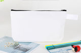 Bolsas de lona de viaje básicas personalizadas con cremallera y logotipo impreso