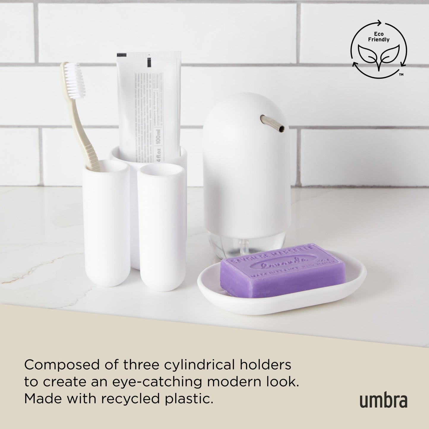 Organizador táctil / Portacepillos de dientes