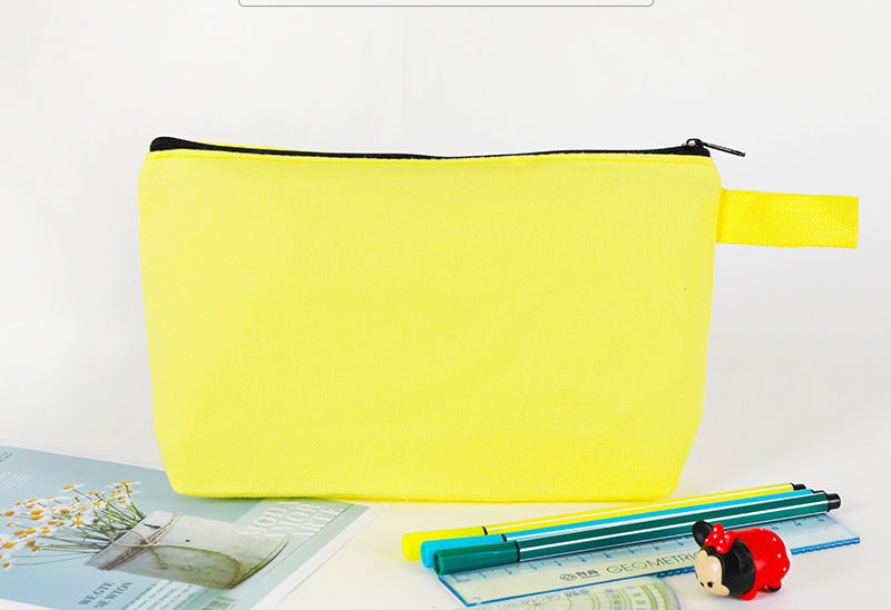Bolsas de lona de viaje básicas personalizadas con cremallera y logotipo impreso